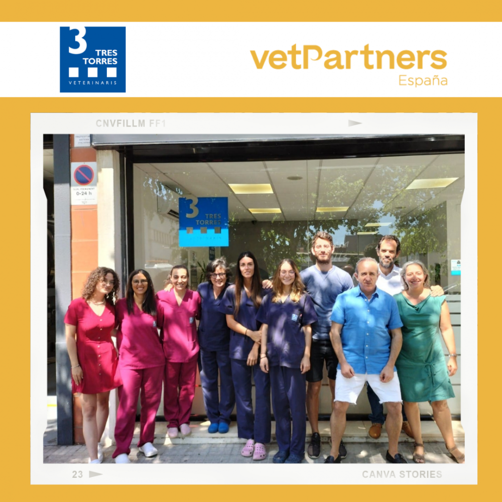 Los dos centros de Tres Torres Veterinaris se unen a VetPartners España