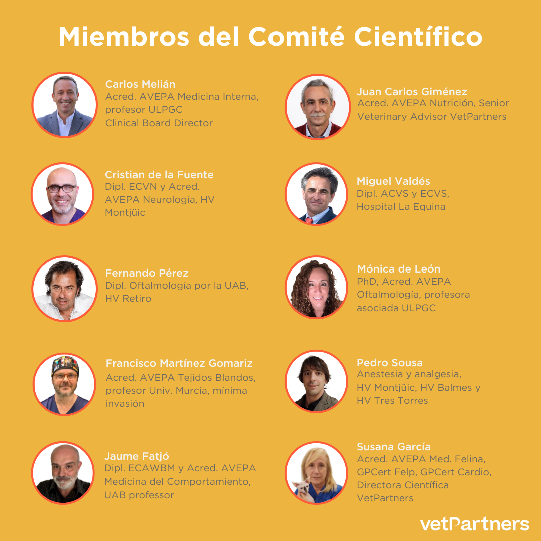 VetPartners España crea el Comité Científico para garantizar la calidad clínica y científica de la actividad veterinaria